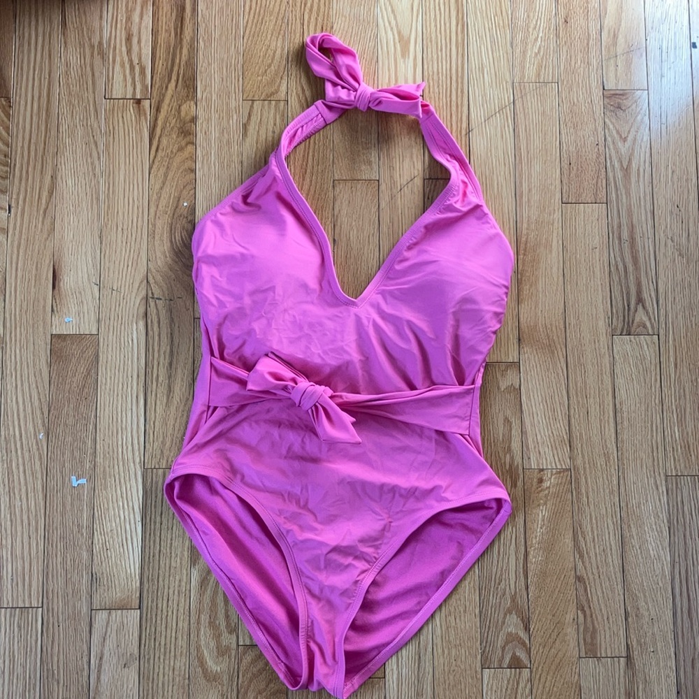 Hot Pink, One Piece Swimsuit